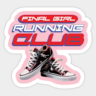 Final Girl Running Club Sticker